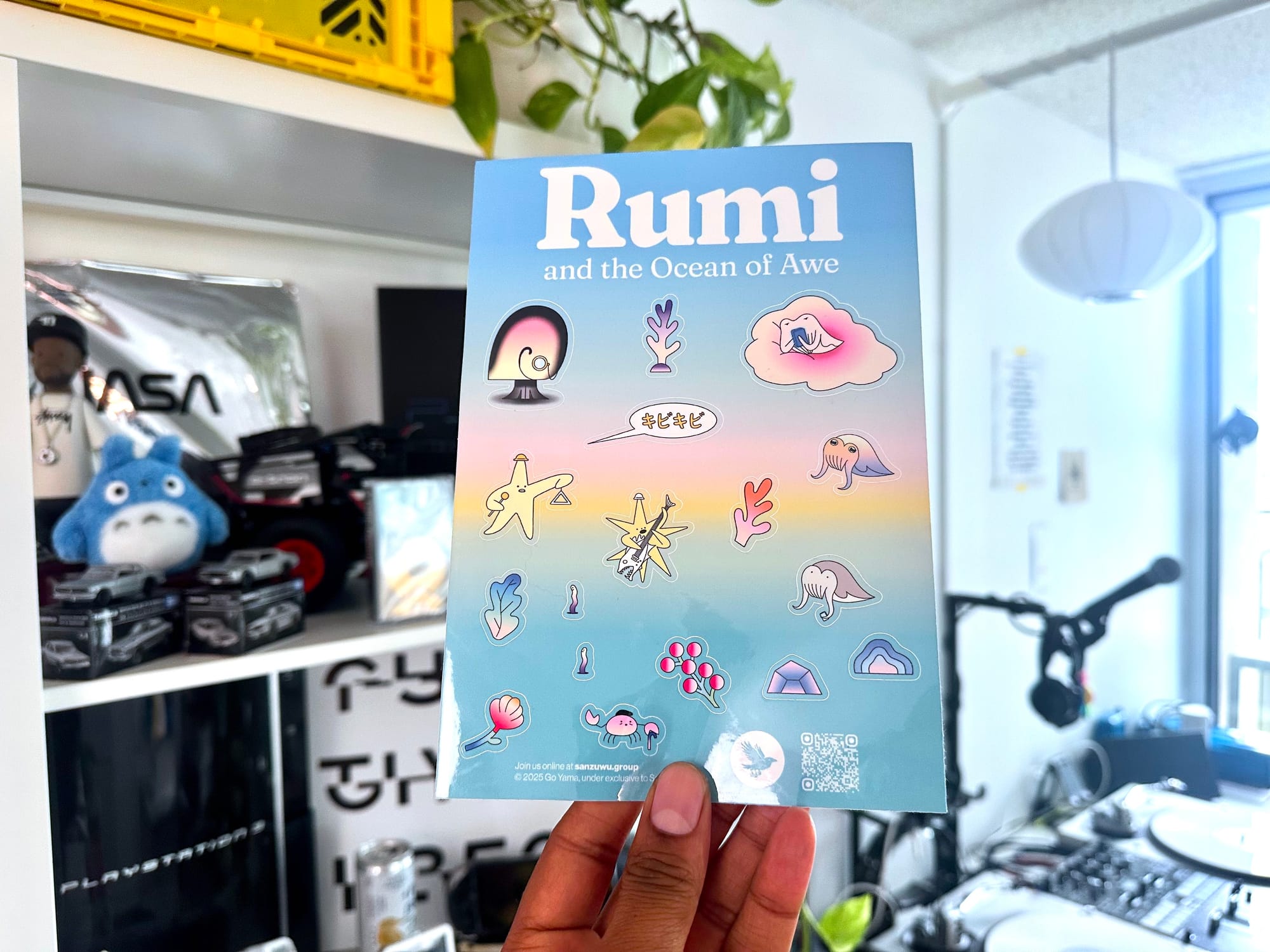 Rumi stickers, just in time for Bandcamp Friday!