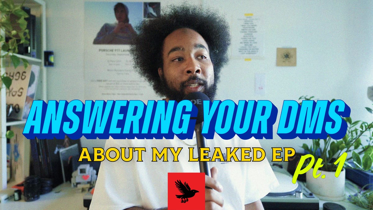 The title card for Answering Your DMs. It's a photo of Paul Chin talking into a microphone, with the title graphic superimposed over him.