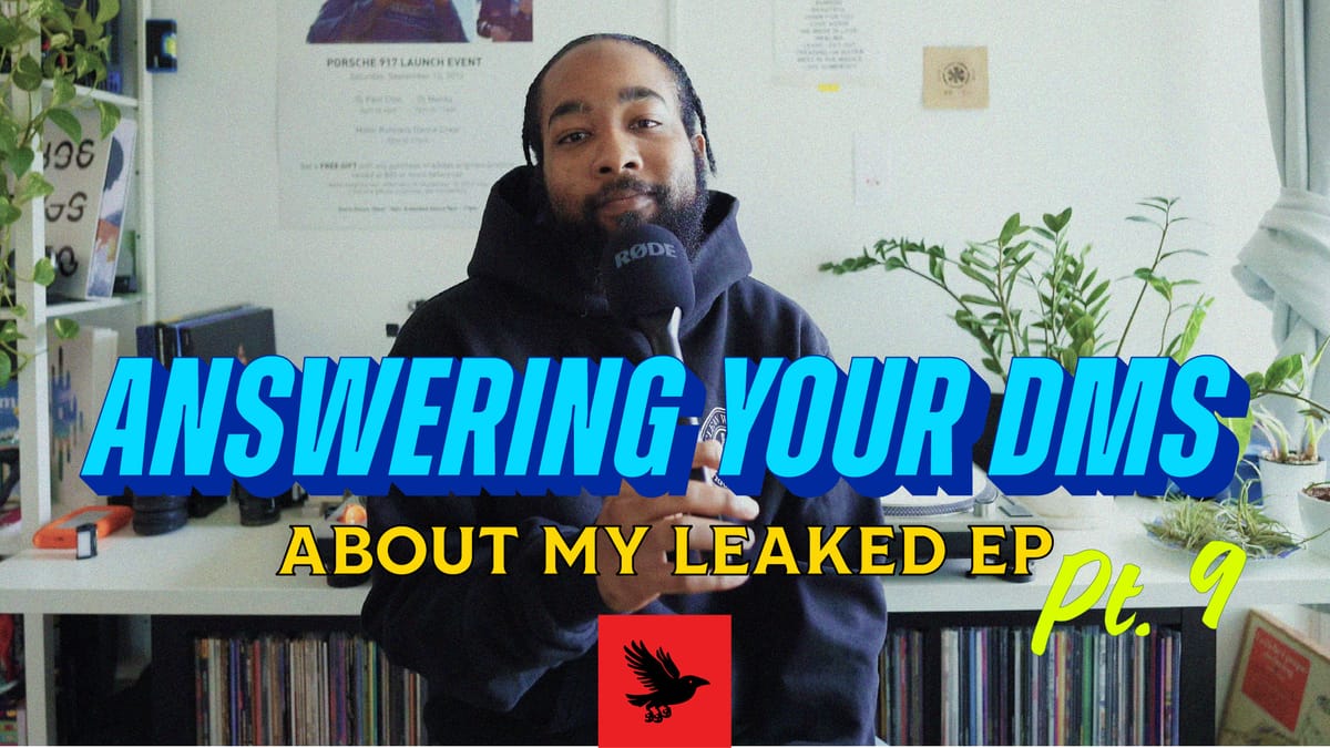 Title card for Answering Your DMs 9. Paul is wearing a black hoodie, holding a microphone.